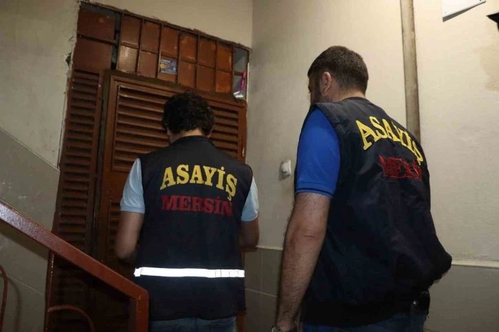 Mersin’de aranan şahıslar operasyonu: 84 gözaltı
