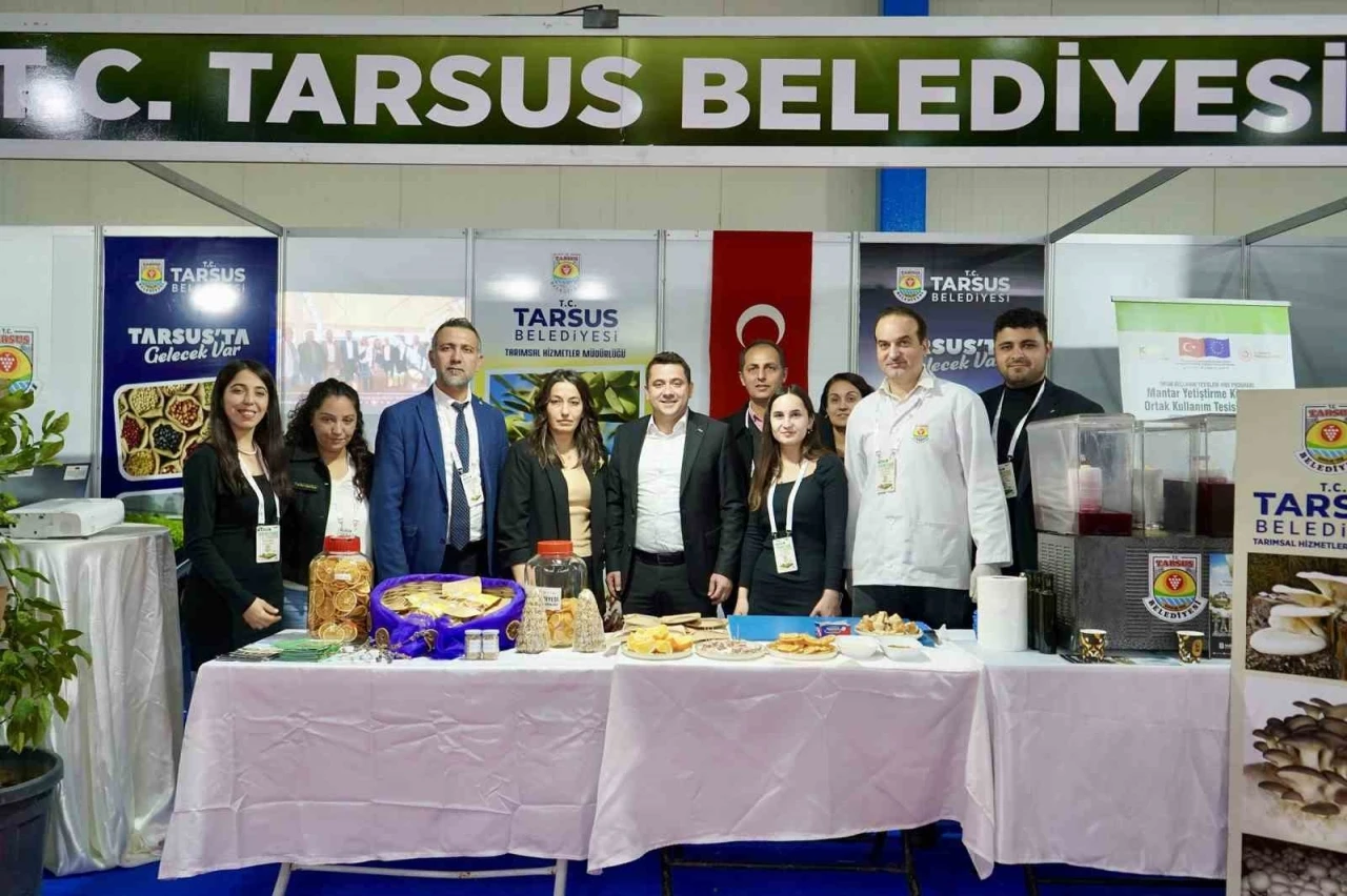 Mersin Tarım Fuarında Tarsus Belediyesi standına büyük ilgi
