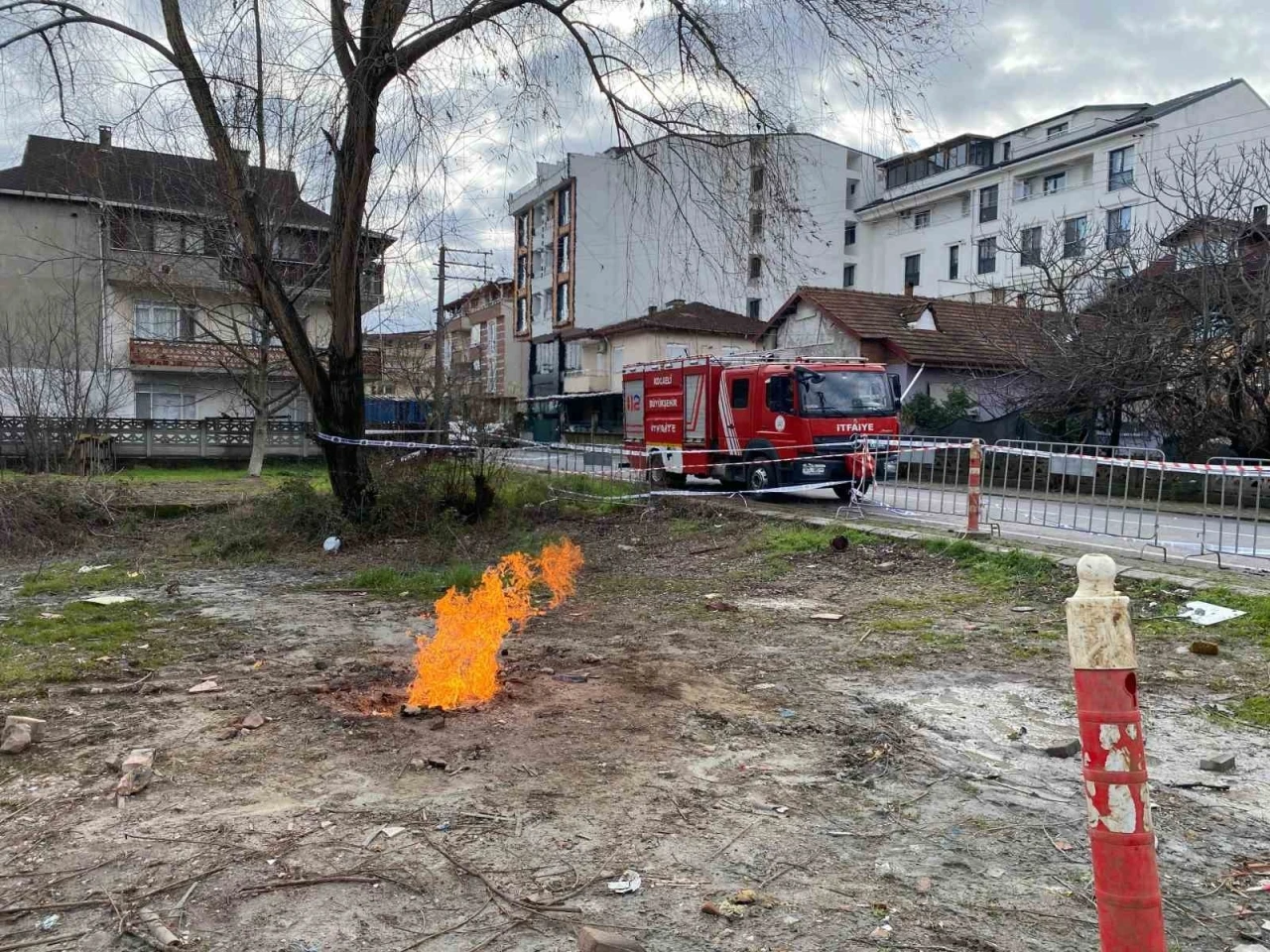 Metan gazından kaynaklı yangın 2 gündür devam ediyor
