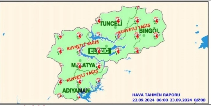 Meteorolojiden kuvvetli yağış uyarısı
