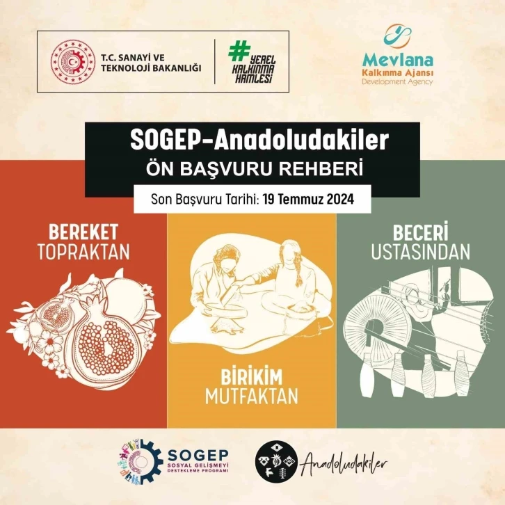 MEVKA, SOGEP-Anadoludakiler Çağrı Programı’nı ilan etti
