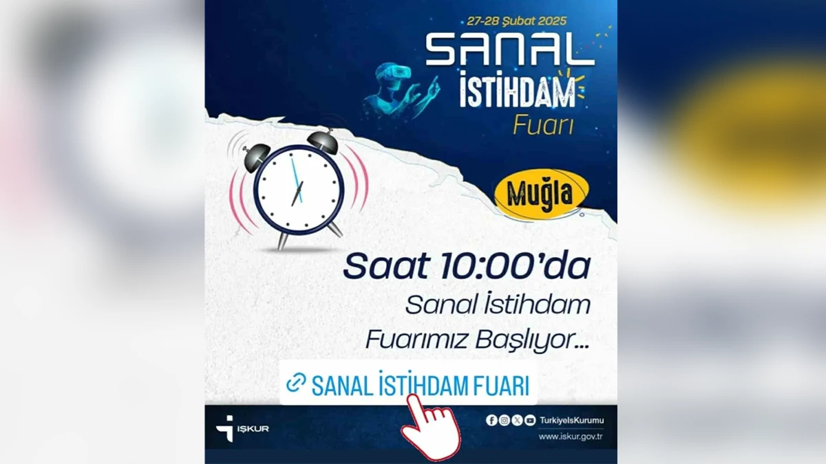 Muğla İŞKUR Sanal İstihdam Fuarı Başlıyor