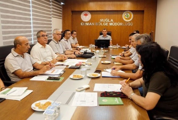 MUĞLA ORMAN BÖLGE MÜDÜRLÜĞÜ' NDE DEĞERLENDİRME TOPLANTISI