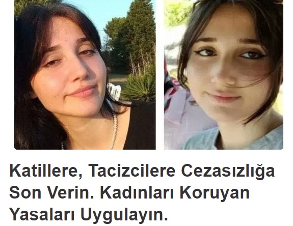 KATİLLERE, TACİZCİLERE CEZASIZLIĞA SON VERİN