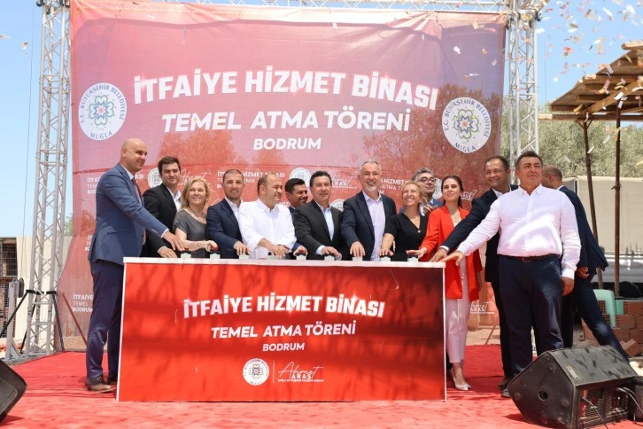 BODRUM İTFAİYE HİZMET BİNASININ TEMELİ ATILDI