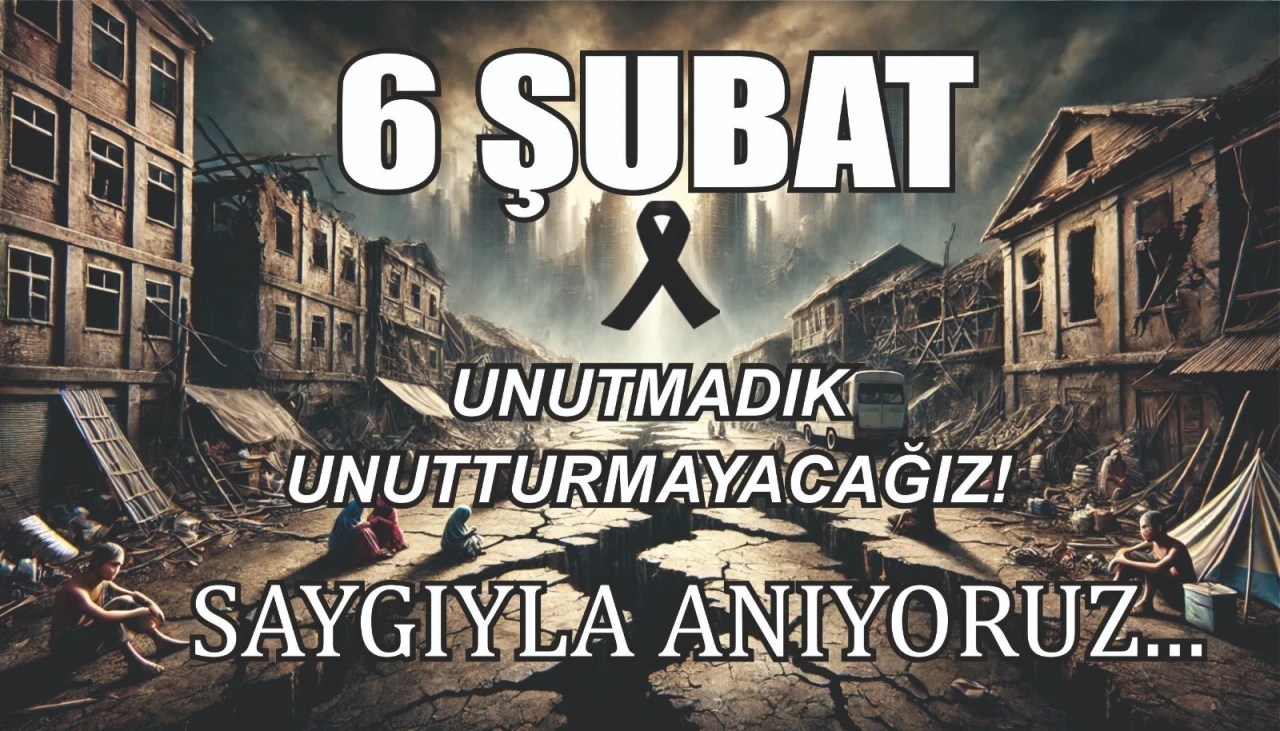 6 Şubat felâketini unutmadık, unutturmayacağız!