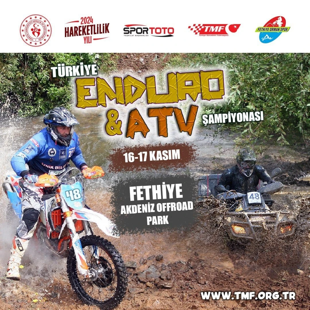 TÜRKİYE ENDURO ŞAMPİYONASININ FİNALİ FETHİYE’DE GERÇEKLEŞECEK