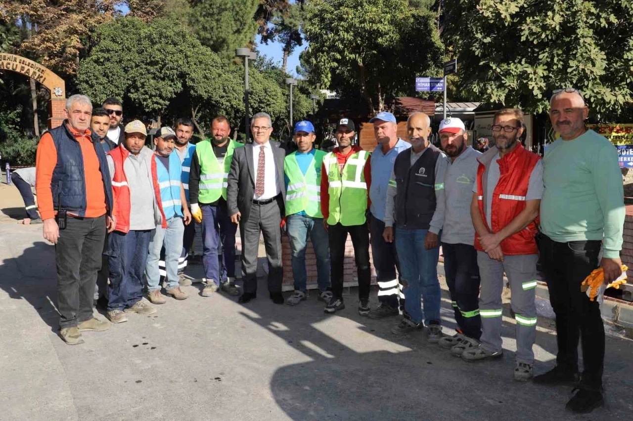 Nazilli İstasyon Meydanı’ndaki yol çalışmalarının ilk etabı tamamlandı
