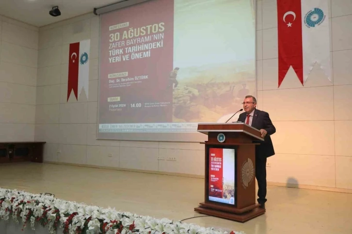 Niğde’de 30 Ağustos Zafer Bayramı’nın Türk Tarihindeki Yeri ve Önemi Konferansı
