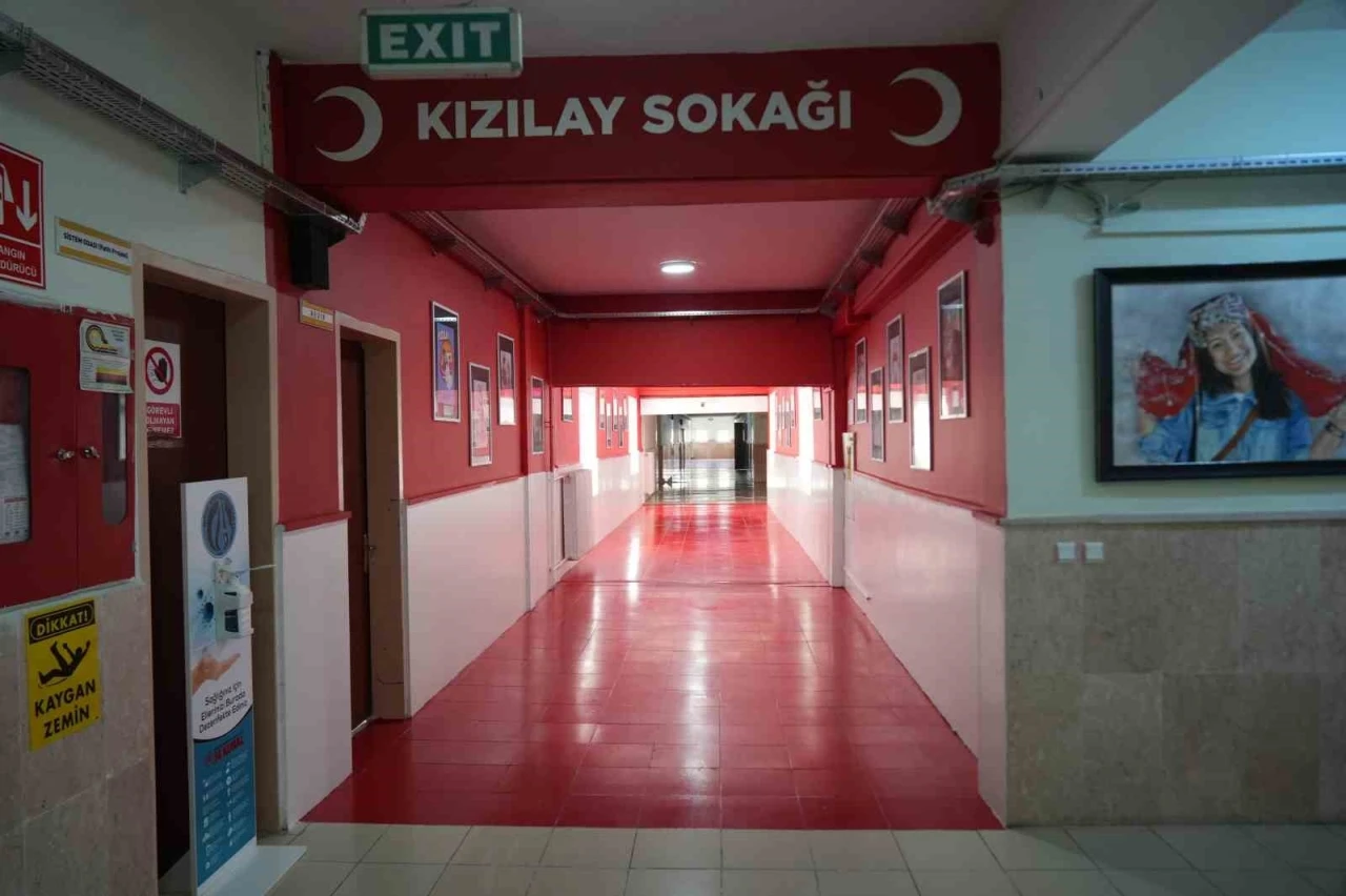 Niğde Güzel Sanatlar Lisesi’nde Hilal-i Ahmer Sokağı açıldı
