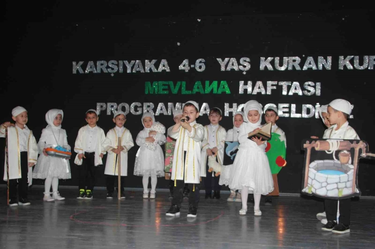 Ordu’da minikler Hz. Mevlana’yı anlattı
