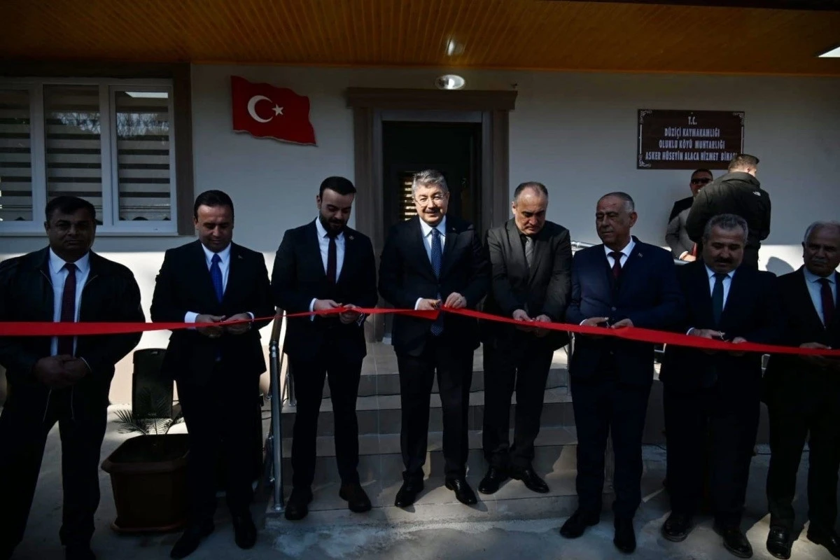 Osmaniye’de Asker Hüseyin Alaca Köy Konağı Hizmet Binası’nın açılışı yapıldı
