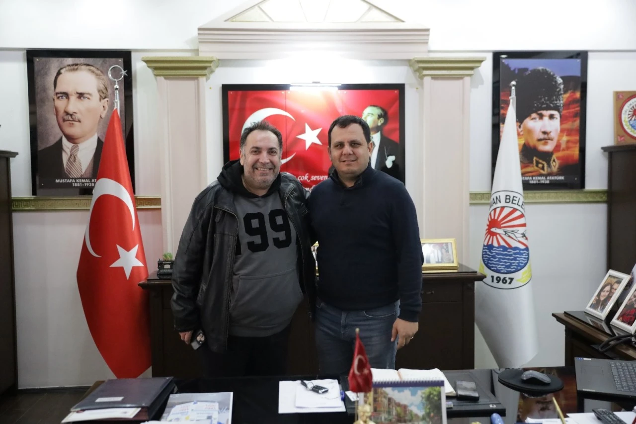 OYUNCU SOFUOĞLU, BAŞKAN DURMUŞ’U ZİYARET ETTİ