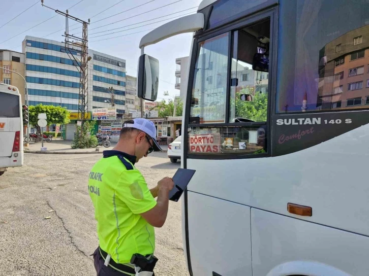 Payas’ta Kurban Bayramı öncesi trafik denetimi
