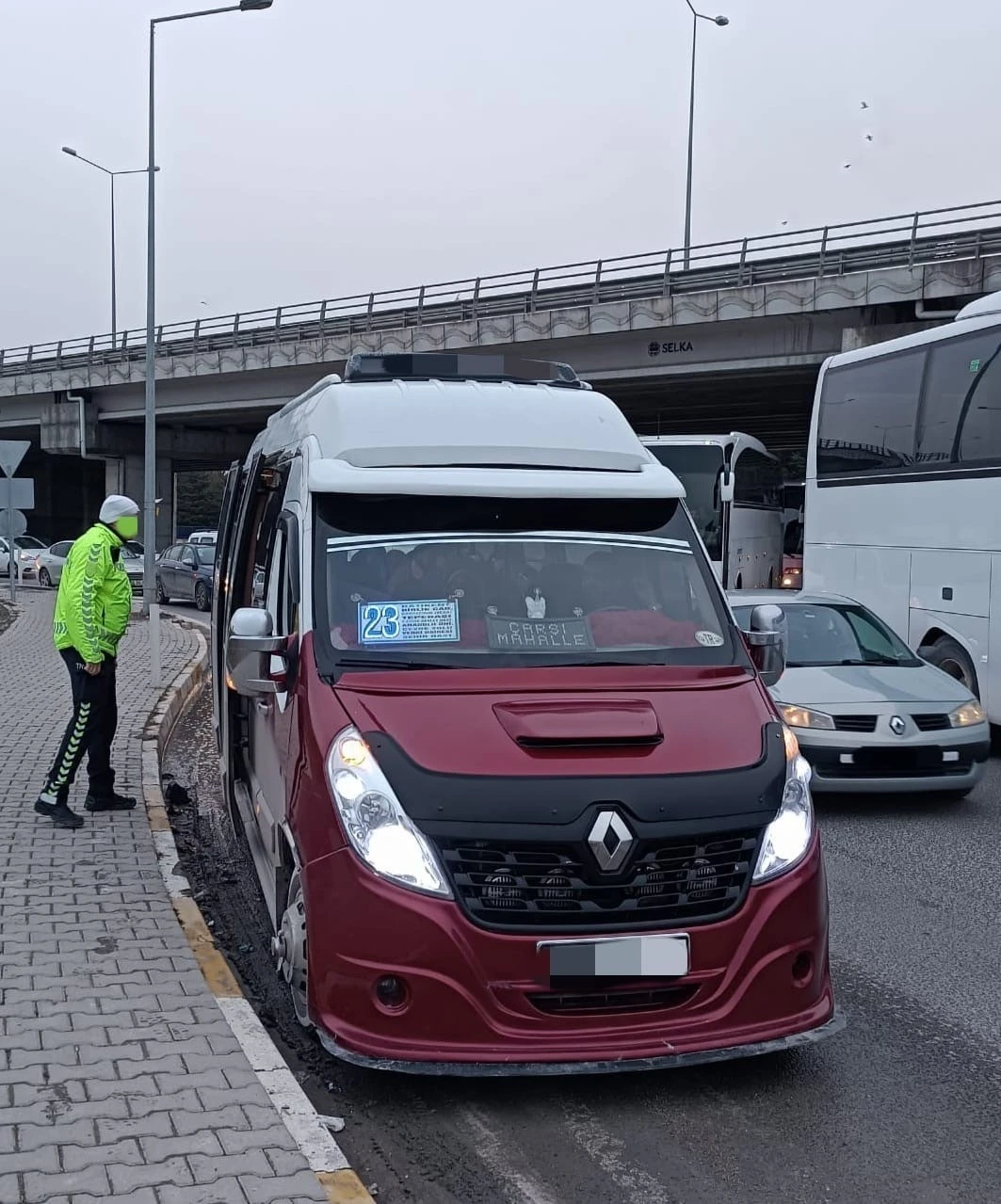 Polis ekipleri trafik denetimi gerçekleştirdi
