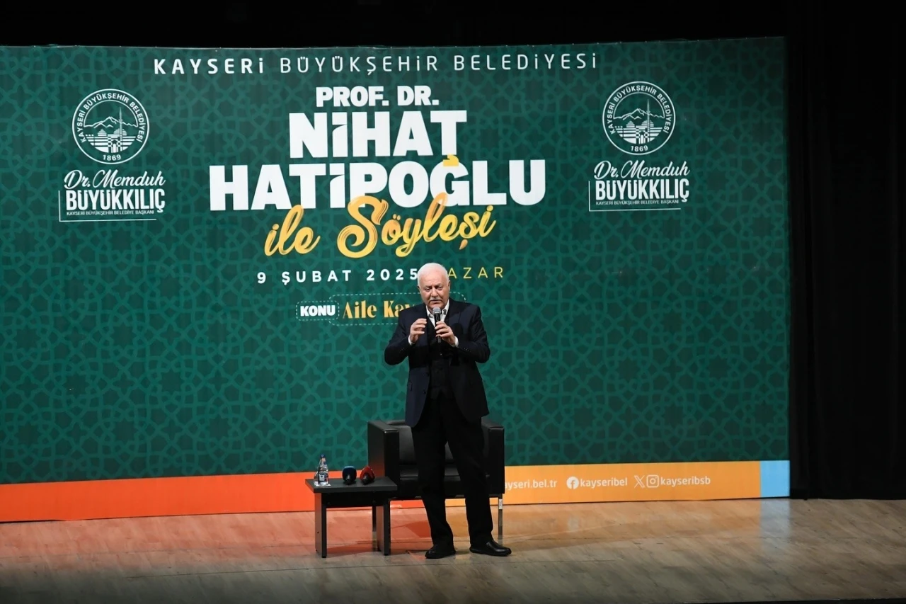 Prof. Dr. Hatipoğlu Kayserililere ’Aile Kavramı’nı anlattı
