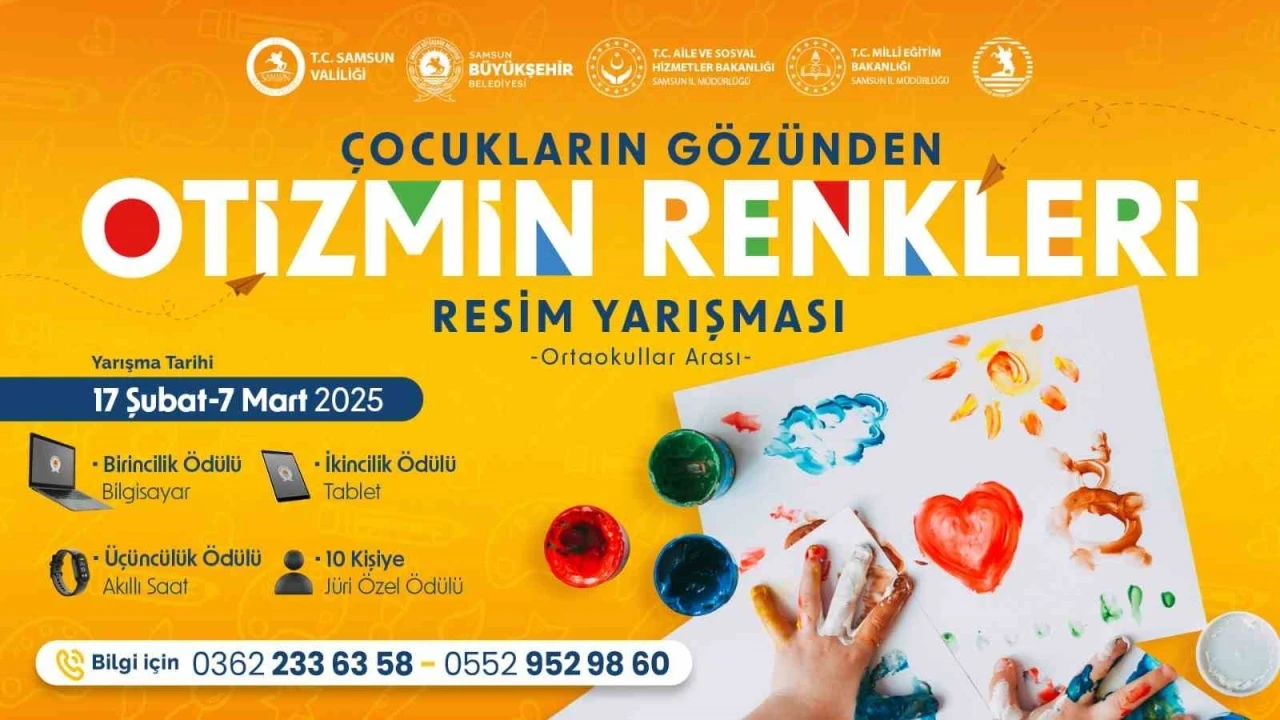 "Çocukların Gözünden Otizmin Renkleri" resim yarışması
