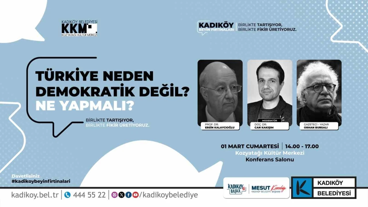 "Kadıköy Beyin Fırtınaları" paneli başlıyor
