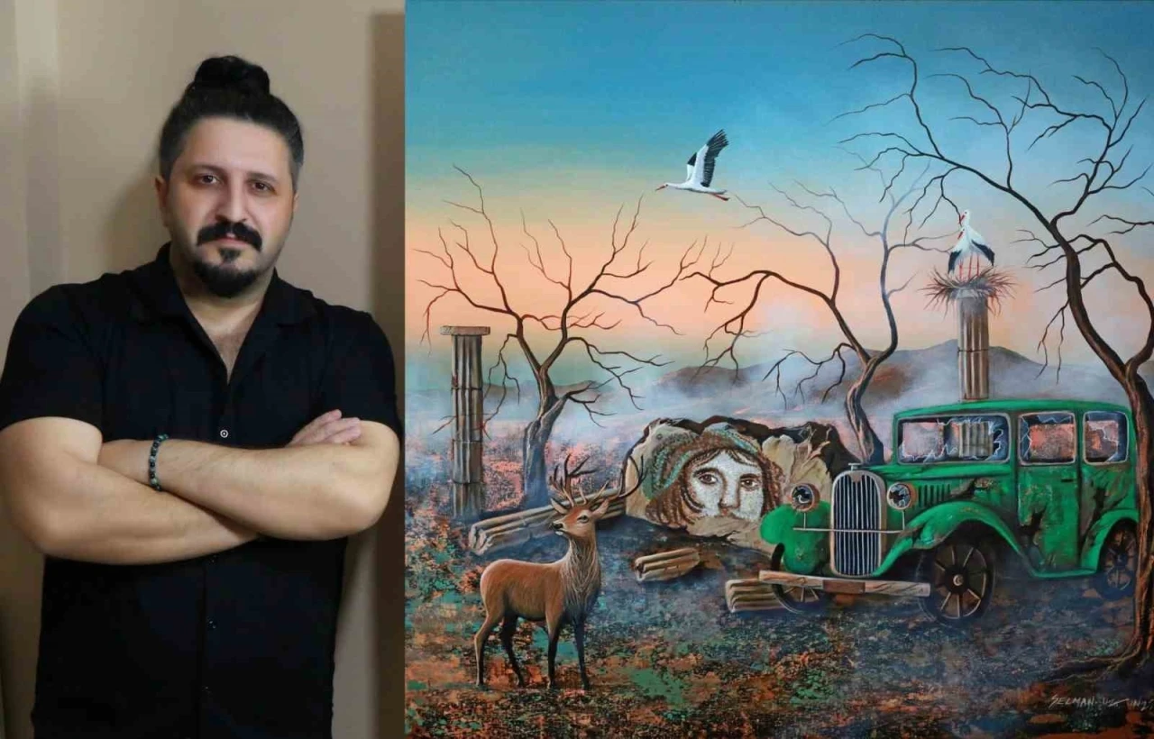 Ressam Selman Uzun SANKO Sanat Galerisi’nde sergi açacak
