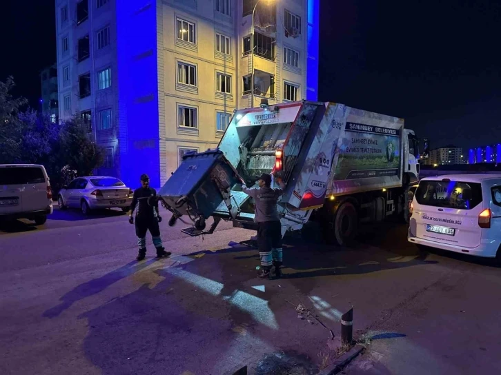 Şahinbey’de temizlik işleri ekipleri, bayram boyunca görev başındaydı
