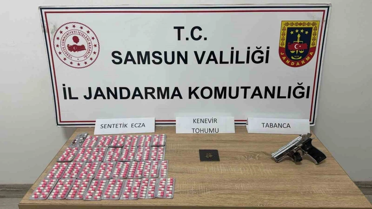 Samsun’da jandarmadan uyuşturucu operasyonları
