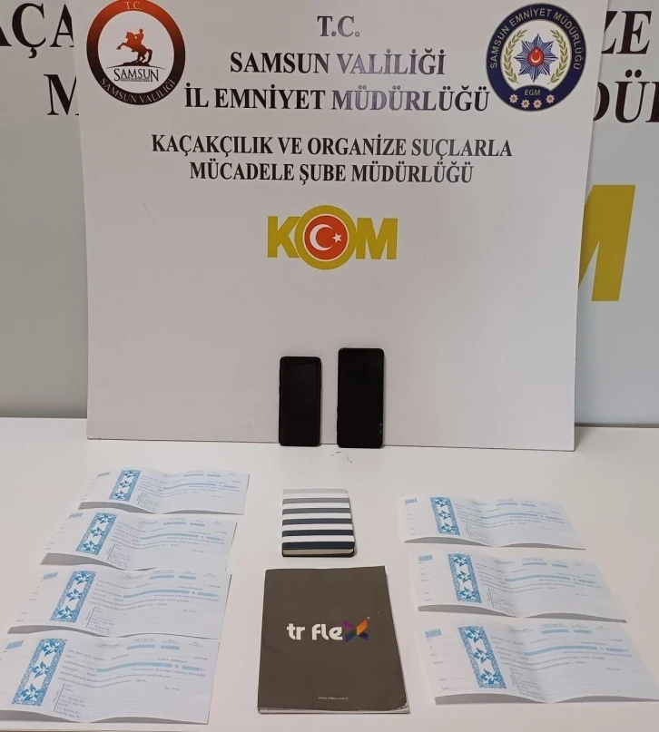 Samsun’da tefeci operasyonu: 2 gözaltı
