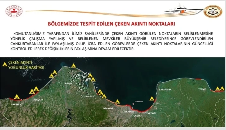 Samsun’da yüzme alanları ile tehlikeli ve yasak alanlar belirlendi
