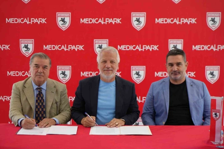 Samsunspor ile Medical Park Samsun Hastanesi sponsorluk anlaşması imzaladı
