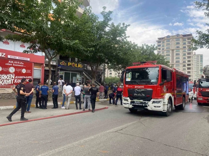 Şanlıurfa’da atış poligonunda korkutan yangın
