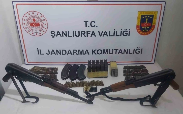 Şanlıurfa’da uzun namlulu silahlar ele geçirildi
