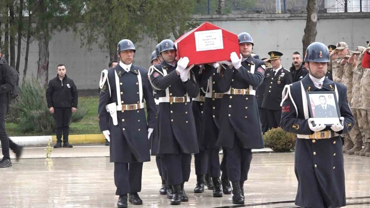 Şehit Jandarma Uzman Çavuş Nurettin Yaşar törenle uğurlandı
