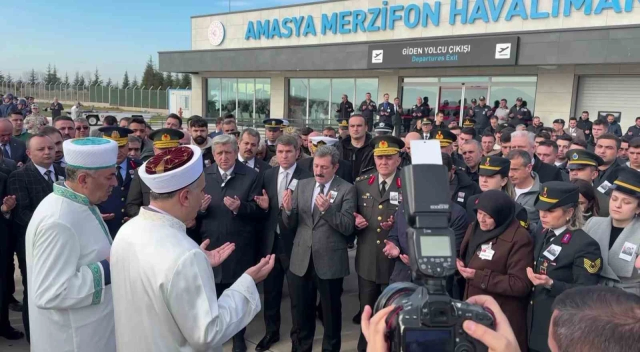 Şehit Teğmen Tunahan Dağlı’nın cenazesi Amasya’da karşılandı
