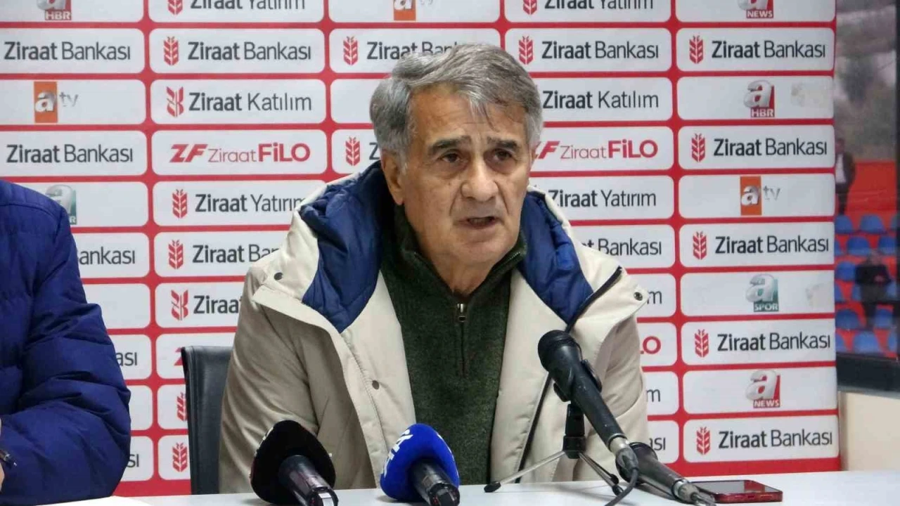 Şenol Güneş: &quot;Kazanmak için geldiğimiz müsabakada 2 puan kaybederek gidiyoruz&quot;
