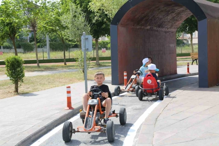 Serdivan Trafik Park’ta yaz tatili heyecanı başladı
