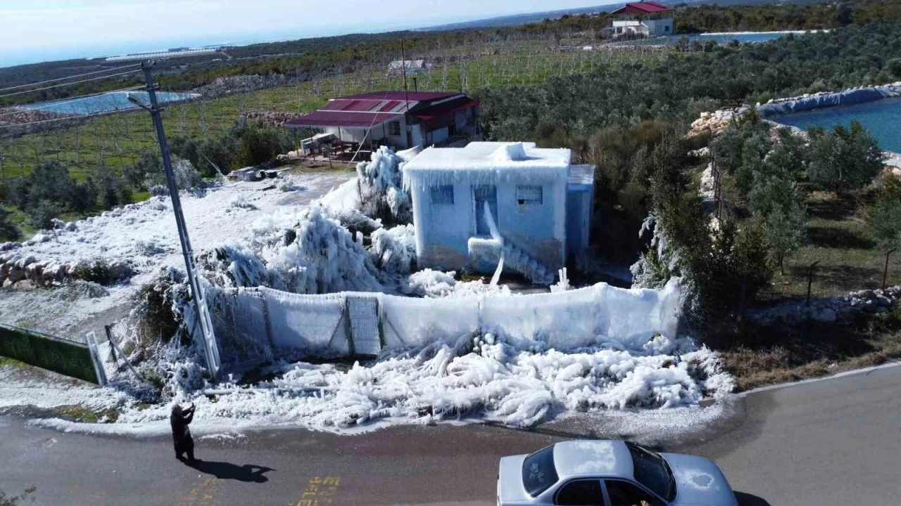 Sibirya değil Mersin: Oluşan manzara buzul çağına götürdü
