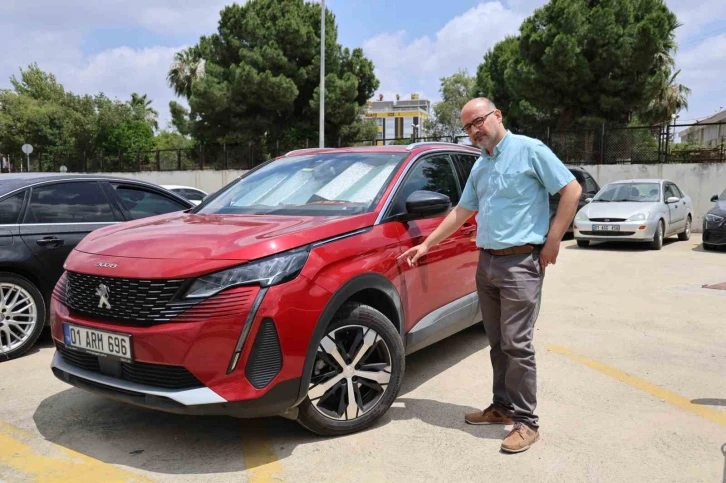 Sıfır kilometre aldığı Peugeot jip boyalı çıktı
