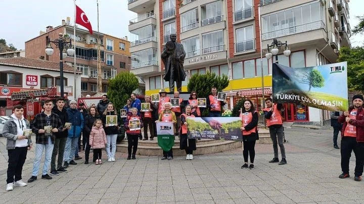 Sinop’ta toprağa saygı yürüyüşü
