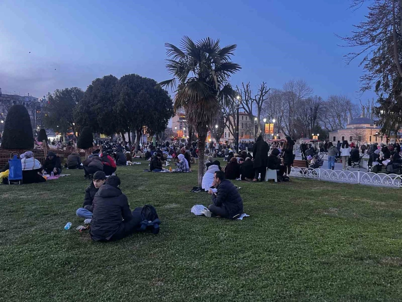 Sultanahmet’te ilk iftar heyecanı
