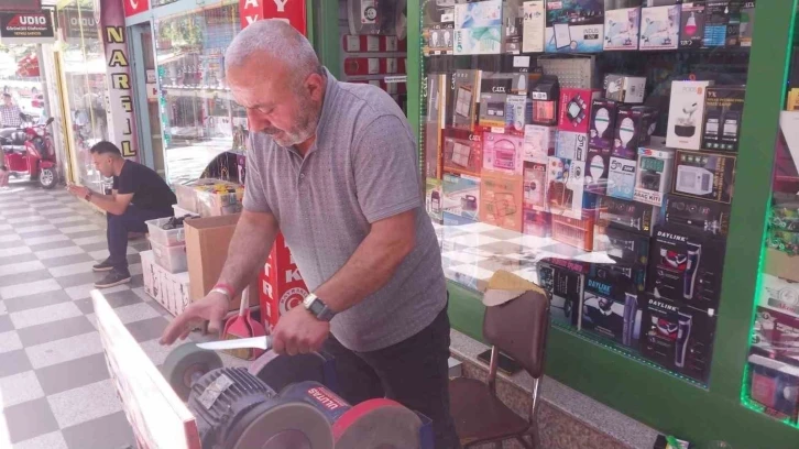 Sungurlu’da bıçakçıların ’Bileme’ mesaisi başladı
