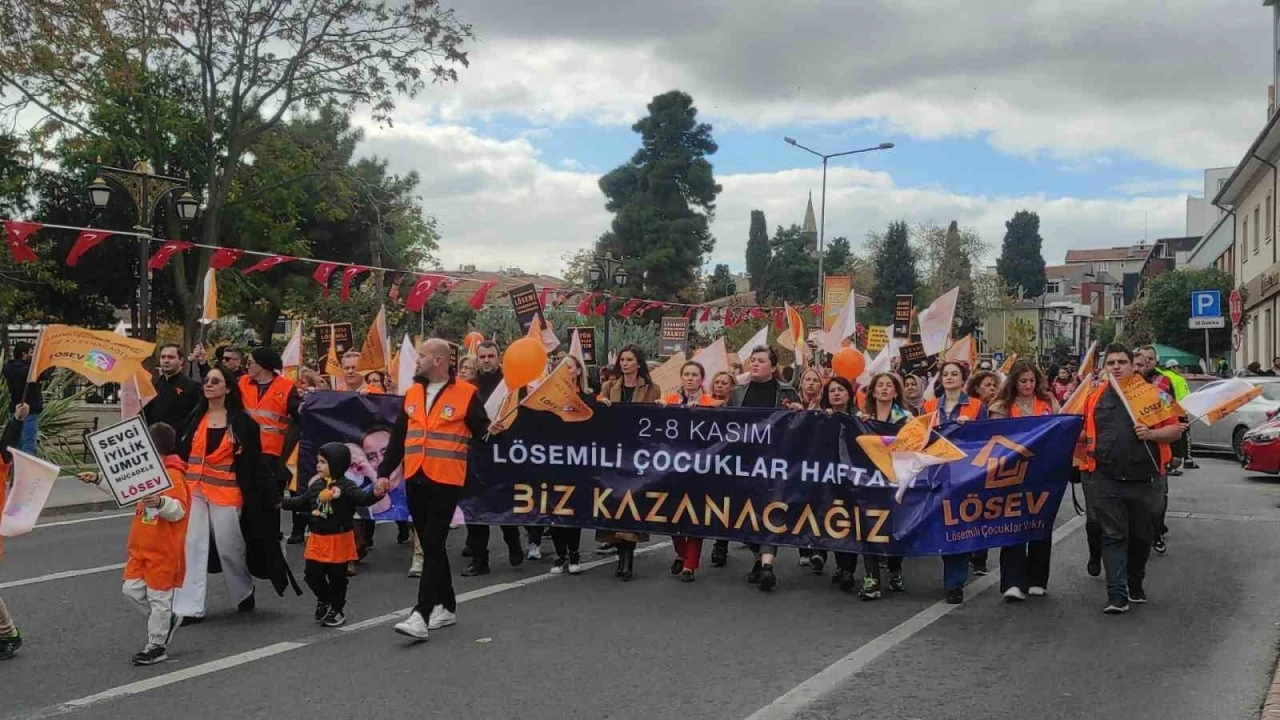 Tekirdağ’da lösemi farkındalığı için yürüyüş
