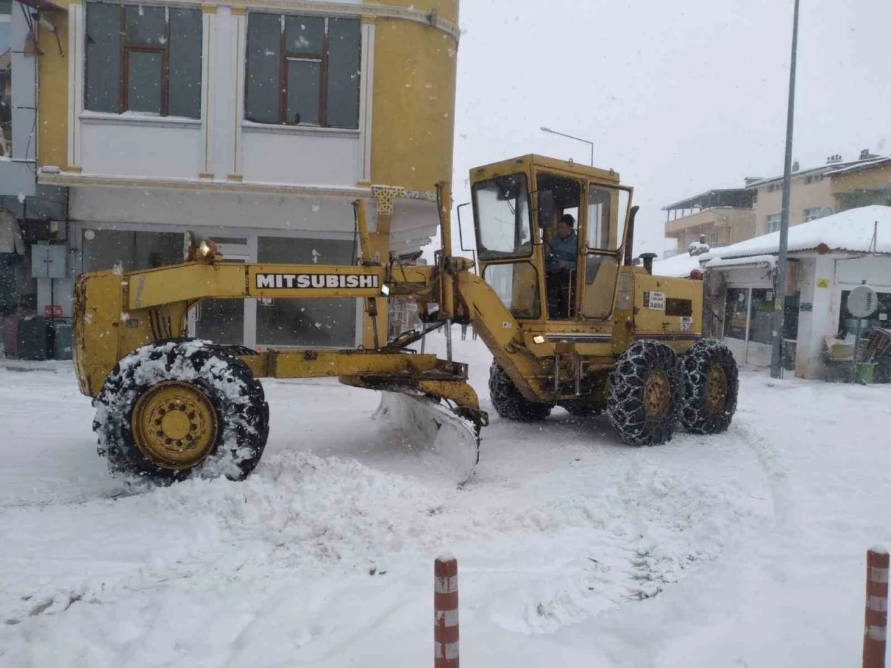 Tercan’da kar temizliği
