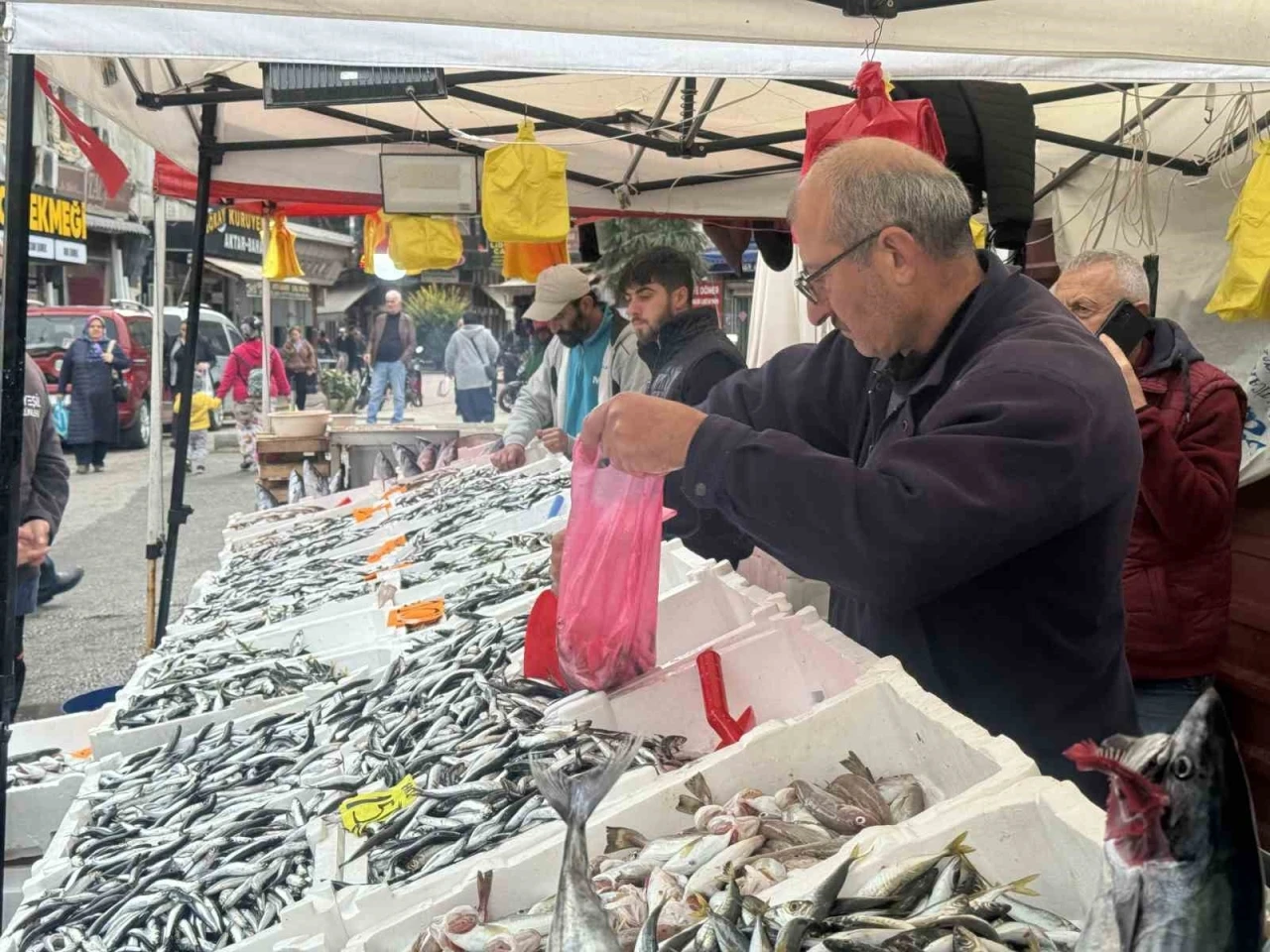 Tezgahların gözdesi hamsi oldu
