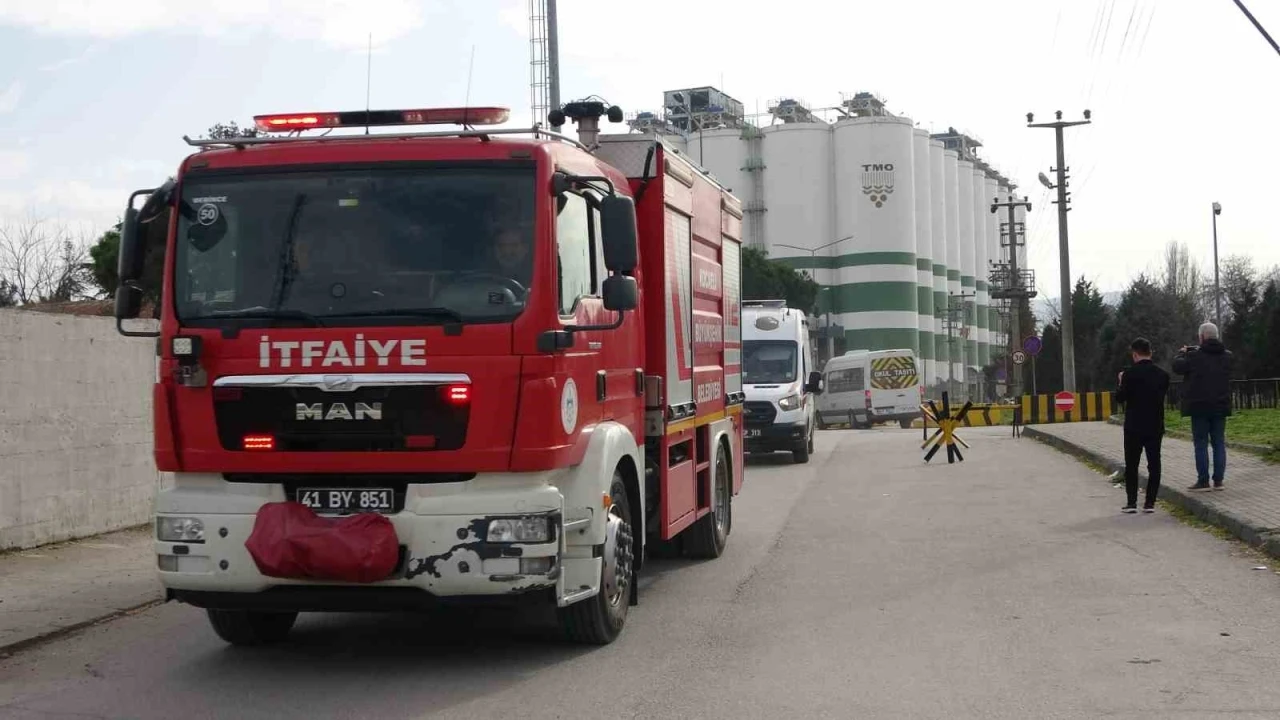 TMO’da çıkan yangın ekipleri harekete geçirdi
