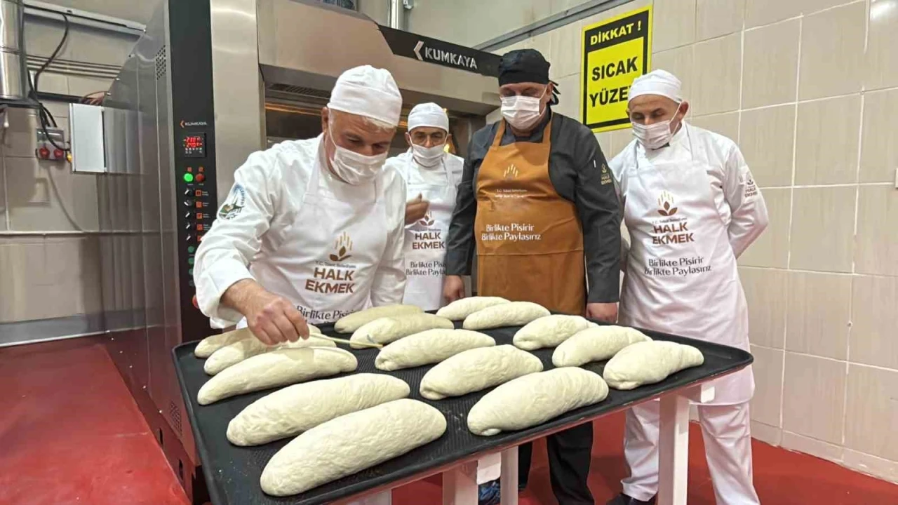 Tokat halk ekmek fabrikası üretime başladı
