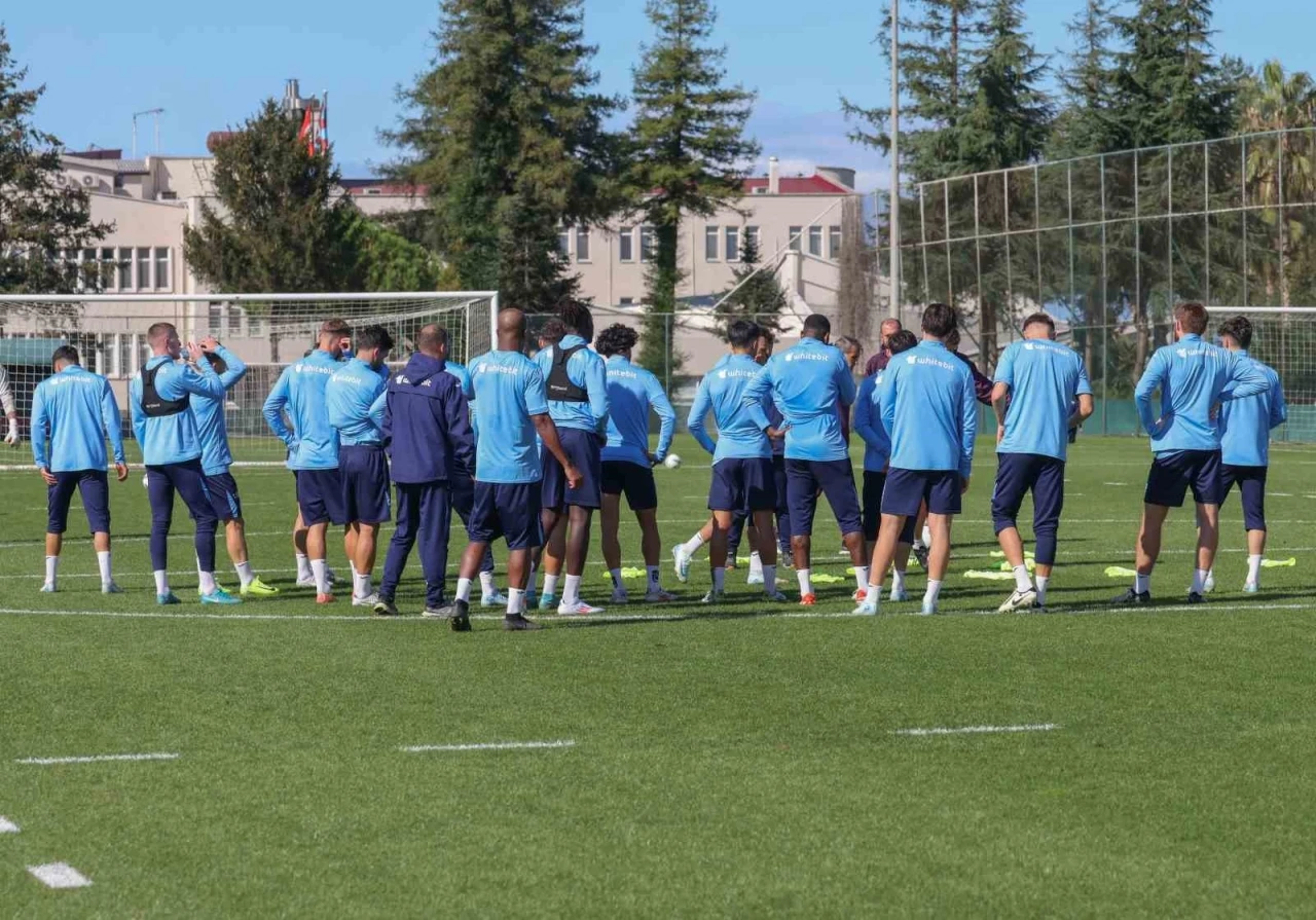 Trabzonspor, Göztepe maçı hazırlıklarını sürdürdü
