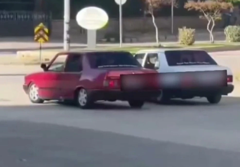 Trafikte drift atarak tehlike saçan 2 Tofaş’a 148 bin TL ceza
