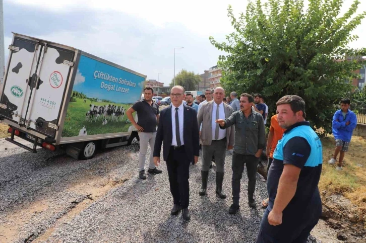 Turgutlu’da sağanak yağış hasara neden oldu
