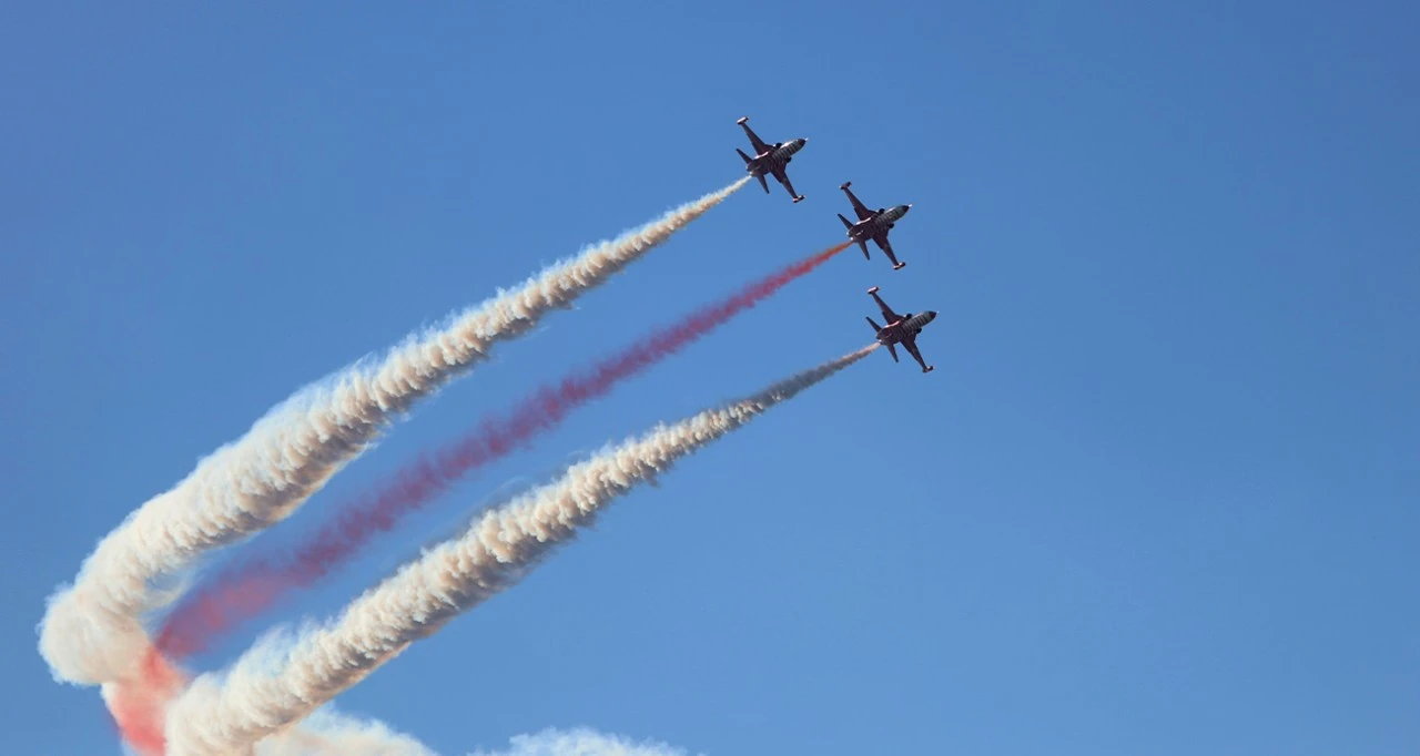 Türk Yıldızları Gökyüzünü Renklendirdi!