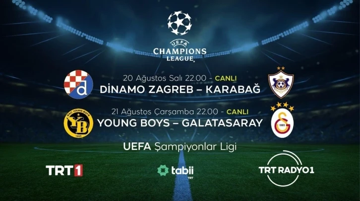 UEFA Şampiyonlar Ligi Play-Off heyecanı TRT’de yaşanacak
