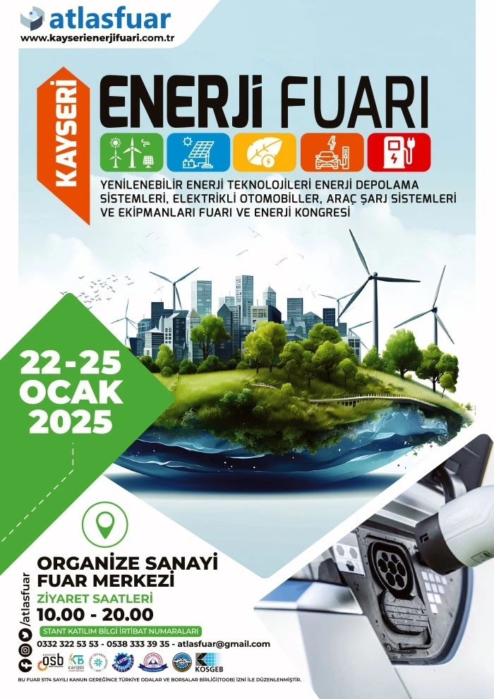 Uluslararası Enerji Fuarı Kayseri’de yapılacak
